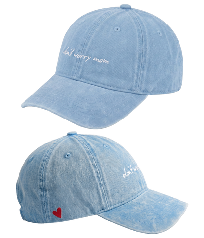 Heart Washed Denim Cap