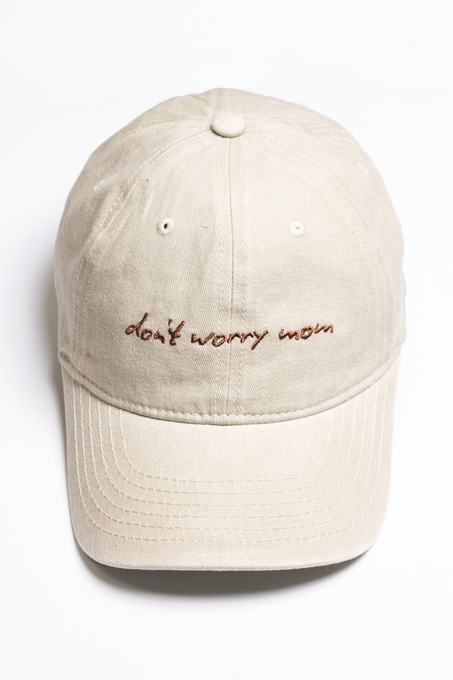 Washed Denim Cap