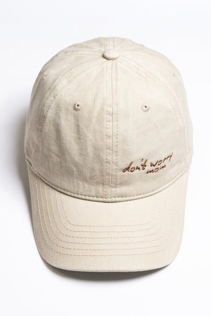 Washed Denim Cap - Side Logo
